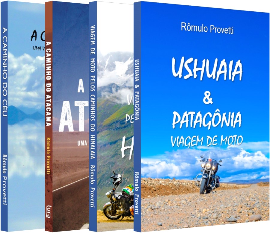 Livros sobre viagem de moto