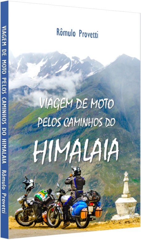 Livro Viagem de moto pelos caminhos do Himalaia